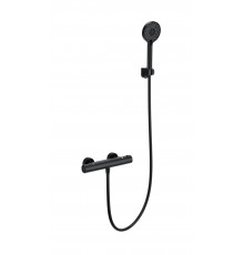 Смеситель для душа с термостатом WONZON & WOGHAND, Черный матовый (WW-B2029-A-MB)