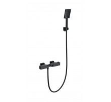 Смеситель для душа с термостатом WONZON & WOGHAND, Черный матовый (WW-B2025-A-MB)