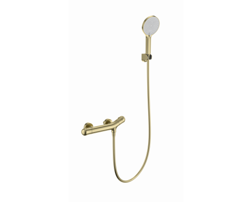 Смеситель для душа с термостатом WONZON & WOGHAND, Темный графит (WW-B2057-A-BG)