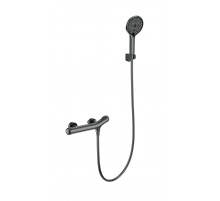 Смеситель для душа с термостатом WONZON & WOGHAND, Темный графит (WW-B2057-A-BGG)