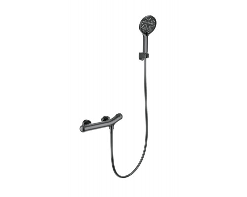 Купить Смеситель для душа с термостатом WONZON & WOGHAND, Темный графит (WW-B2057-A-BGG) в магазине сантехники Santeh-Crystal.ru