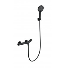 Смеситель для душа с термостатом WONZON & WOGHAND, Черный матовый (WW-B2057-A-MB)