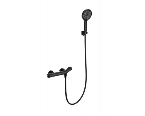 Купить Смеситель для душа с термостатом WONZON & WOGHAND, Черный матовый (WW-B2057-A-MB) в магазине сантехники Santeh-Crystal.ru