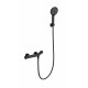 Купить Смеситель для душа с термостатом WONZON & WOGHAND, Черный матовый (WW-B2057-A-MB) в магазине сантехники Santeh-Crystal.ru