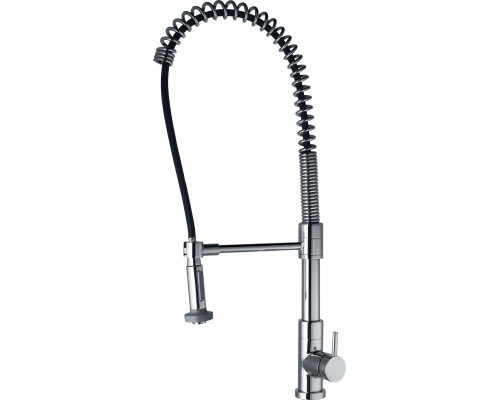 Смеситель для кухни высокий с выдвижным изливом Wonzon & Woghand Хром (WW-422903-CR)