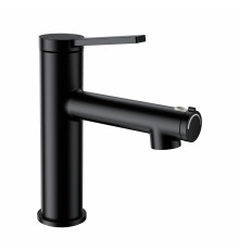 Смеситель для раковины с функцией полоскания WONZON & WOGHAND, Черный матовый (WW-H1017-MB)