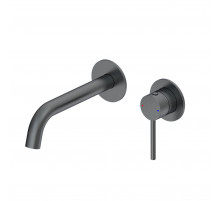 Смеситель для раковины встраиваемый WONZON & WOGHAND, Темный графит (WW-88869017-BGM)