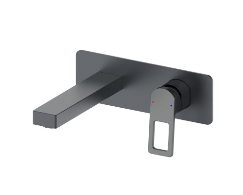 Приобрести Смеситель для раковины встраиваемый WONZON & WOGHAND, Темный графит (WW-88869010-BGM) в магазине сантехники Santeh-Crystal.ru