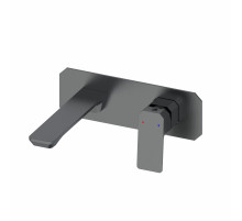 Смеситель для раковины встраиваемый WONZON & WOGHAND, Темный графит (WW-88869011-BGM )