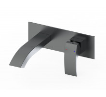 Смеситель для раковины встраиваемый WONZON & WOGHAND, Темный графит (WW-88869009-BGM)