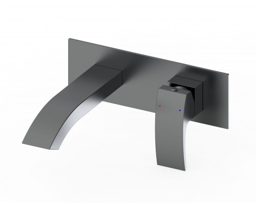 Приобрести Смеситель для раковины встраиваемый WONZON & WOGHAND, Темный графит (WW-88869009-BGM) в магазине сантехники Santeh-Crystal.ru