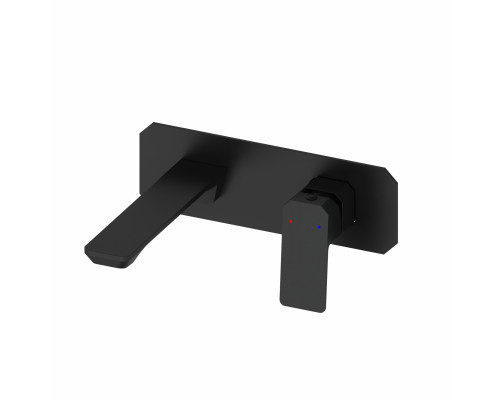 Купить Смеситель для раковины встраиваемый WONZON & WOGHAND, Черный матовый (WW-88869011-MB) в магазине сантехники Santeh-Crystal.ru
