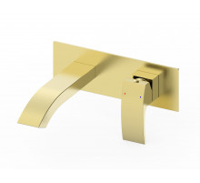 Смеситель для раковины встраиваемый WONZON & WOGHAND, Брашированное золото (WW-88869009-BG)