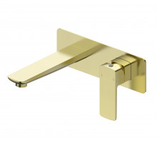 Смеситель для раковины встраиваемый WONZON & WOGHAND, Брашированное золото (WW-88869003-BG)