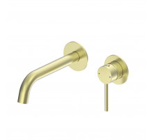 Смеситель для раковины встраиваемый WONZON & WOGHAND, Брашированное золото (WW-88869017-BG)