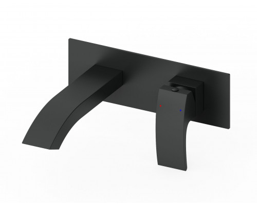 Заказать Смеситель для раковины встраиваемый WONZON & WOGHAND, Черный матовый (WW-88869009-MB) в магазине сантехники Santeh-Crystal.ru