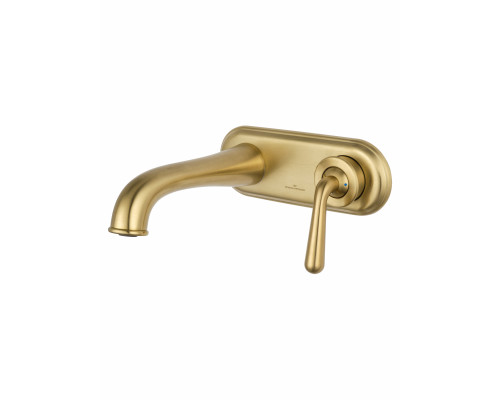 Смеситель для раковины встраиваемый WONZON & WOGHAND STEAM, Брашированное золото (WW-88869008- BG)