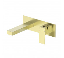 Смеситель для раковины встраиваемый WONZON & WOGHAND CUBE, Брашированное золото (WW-88869016- BG)