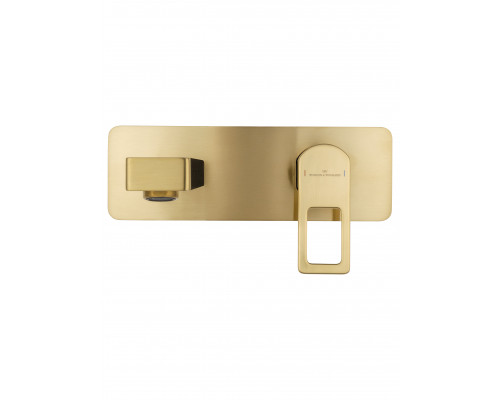 Смеситель для раковины встраиваемый WONZON & WOGHAND FRAME, Брашированное золото (WW-88869010- BG)