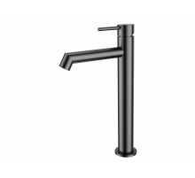 Смеситель для раковины высокий WONZON & WOGHAND, Темный графит (WW-H1064-BGG)