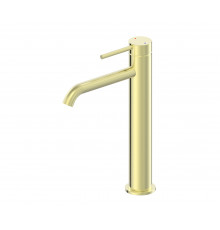 Смеситель для раковины высокий WONZON & WOGHAND, Брашированное золото (WW-88239017-BG)