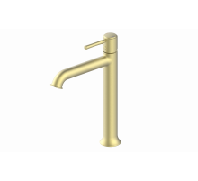 Смеситель для раковины высокий Wonzon & Woghand, Брашированное золото (WW-88019073-BG)