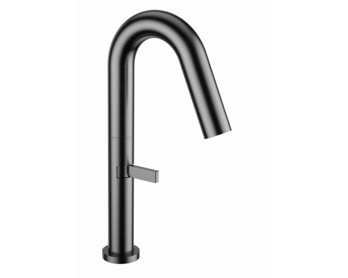 Смеситель для раковины высокий WONZON & WOGHAND, Темный графит (WW-6068-BGG)