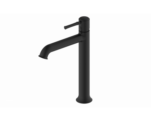 Смеситель для раковины высокий Wonzon & Woghand, Черный матовый (WW-88019073-MB)