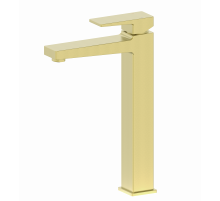 Смеситель для раковины высокий Wonzon & Woghand, Брашированное золото (WW-88019068-BG)