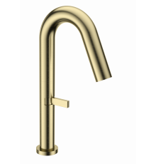 Смеситель для раковины высокий WONZON & WOGHAND, Брашированное золото (WW-6068-BG)