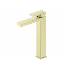 Смеситель для раковины высокий WONZON & WOGHAND, Брашированное золото (WW-88239016-BG)