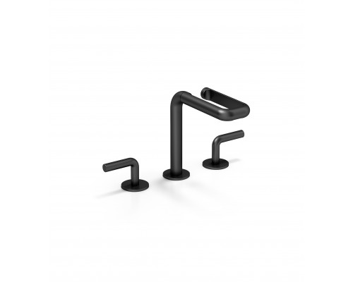 Смеситель для раковины высокий Wonzon & Woghand Loop, Черный матовый (WW-131-00-508)