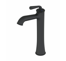 Смеситель для раковины высокий WONZON & WOGHAND, Черный матовый (WW-88239008-MB)