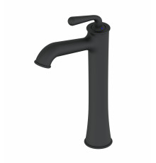 Смеситель для раковины высокий WONZON & WOGHAND, Черный матовый (WW-88239008-MB)