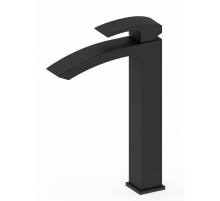 Смеситель для раковины высокий WONZON & WOGHAND, Черный матовый (WW-88239009-MB)