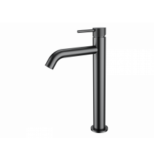 Смеситель для раковины высокий WONZON & WOGHAND, Темный графит (WW-H1062-BGG)