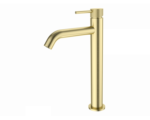 Смеситель для раковины высокий WONZON & WOGHAND, Брашированное золото (WW-H1062-BG)