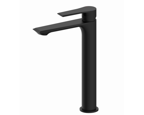 Смеситель для раковины высокий Wonzon & Woghand, Черный матовый (WW-88019079-MB)