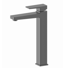 Смеситель для раковины высокий Wonzon & Woghand, Темный графит (WW-88019068-BGM)