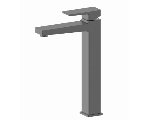 Смеситель для раковины высокий Wonzon & Woghand, Темный графит (WW-88019068-BGM)