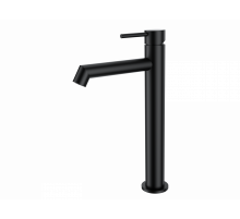 Смеситель для раковины высокий WONZON & WOGHAND, Черный матовый (WW-H1064-MB)