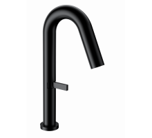 Смеситель для раковины высокий WONZON & WOGHAND, Черный матовый (WW-6068-MB)