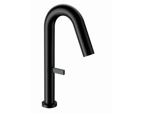 Смеситель для раковины высокий WONZON & WOGHAND, Черный матовый (WW-6068-MB)