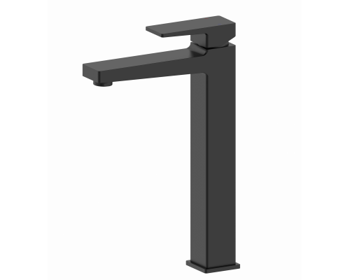 Смеситель для раковины высокий Wonzon & Woghand, Черный матовый (WW-88019068-MB)