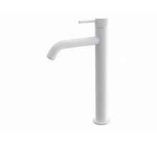 Смеситель для раковины высокий WONZON & WOGHAND, Белый матовый (WW-H1062-MW)