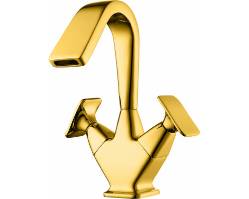 Смеситель для раковины высокий Wonzon & Woghand Shakespeare, Темное золото (WW-651103-DG)
