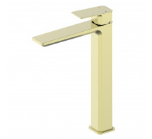 Смеситель для раковины высокий WONZON & WOGHAND, Брашированное золото (WW-88239011-BG )