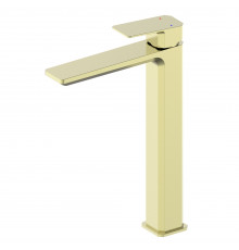 Смеситель для раковины высокий WONZON & WOGHAND, Брашированное золото (WW-88239011-BG )