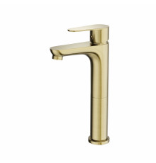 Смеситель для раковины высокий WONZON & WOGHAND, Брашированное золото (WW-A40232-BG)