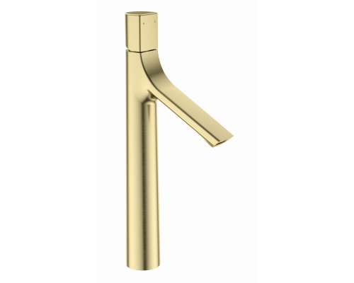 Смеситель для раковины высокий WONZON & WOGHAND, Брашированное золото (WW-H1011-BG)